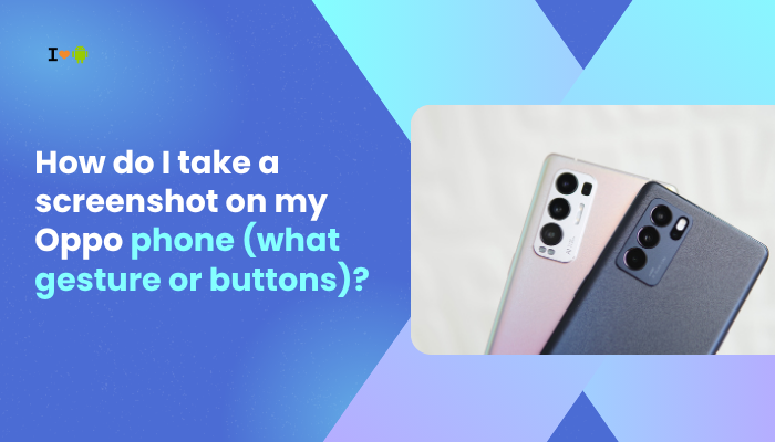 How do I take a screenshot on my Oppo phone (what gesture or buttons)?