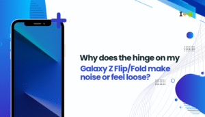 Why does the hinge on my Galaxy Z Flip:Fold make noise or feel loose?
